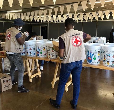 Covid donation Red Cross