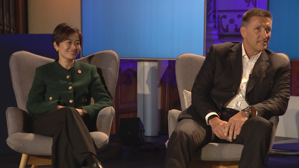 Public private partnerships CNBC panel WEF