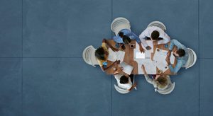 People around a table