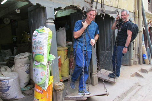 Horacio and Horacio in Kathmandu.