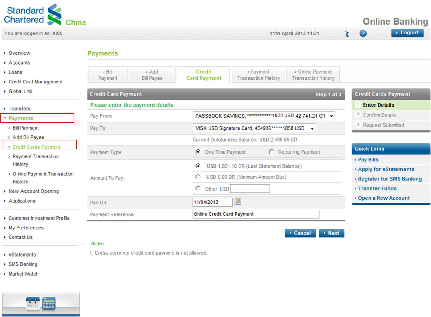 Credit Card Payment – Ways to Bank – Standard Chartered ...