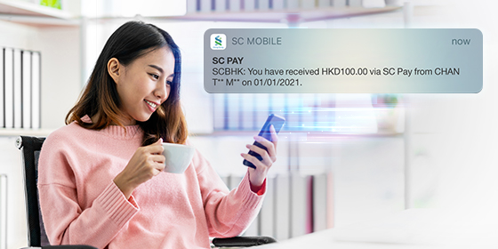 Keep updated of your transactions