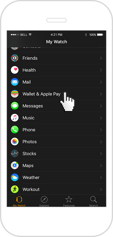 Setup with Apple Pay Step 2