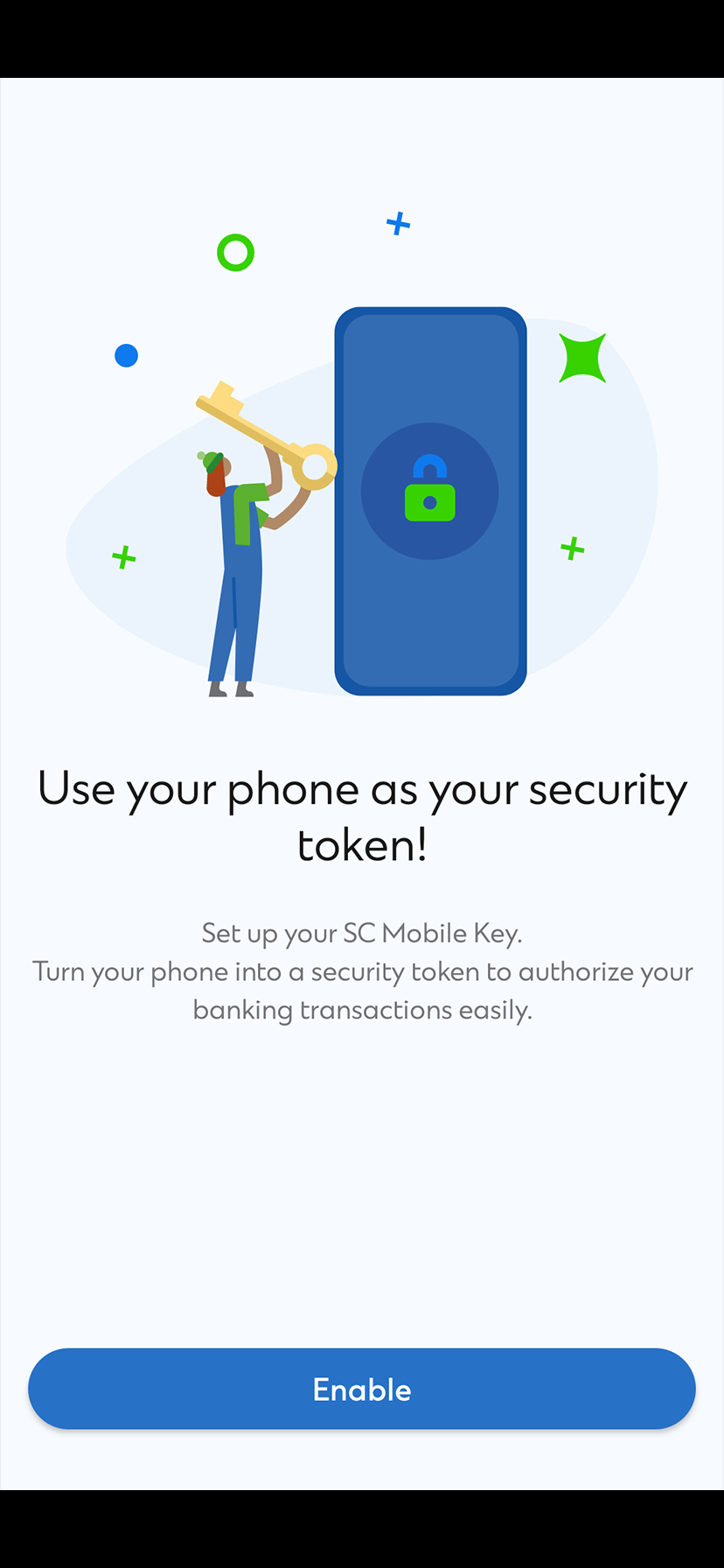 How to register SC Mobile Key Step 1