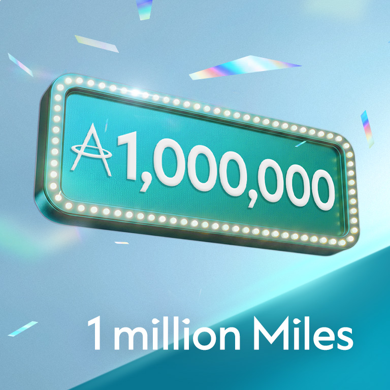Grand Prize ​  (1 Winner) – ​  One Million Asia Miles​