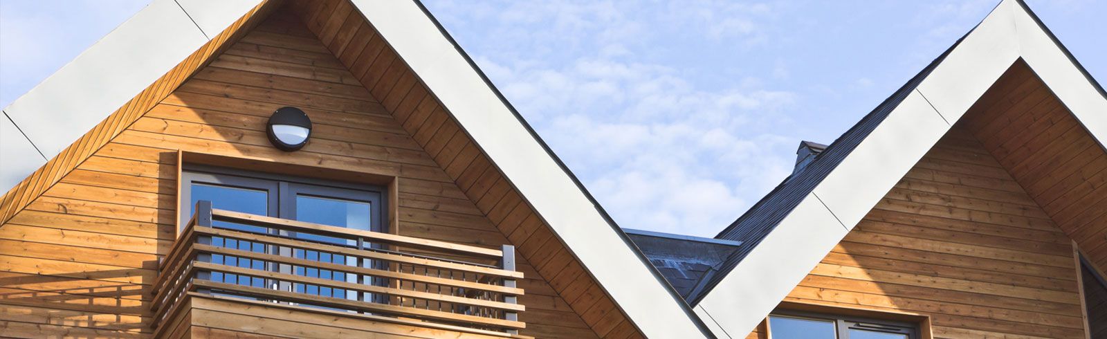 擁有陽台的木屋