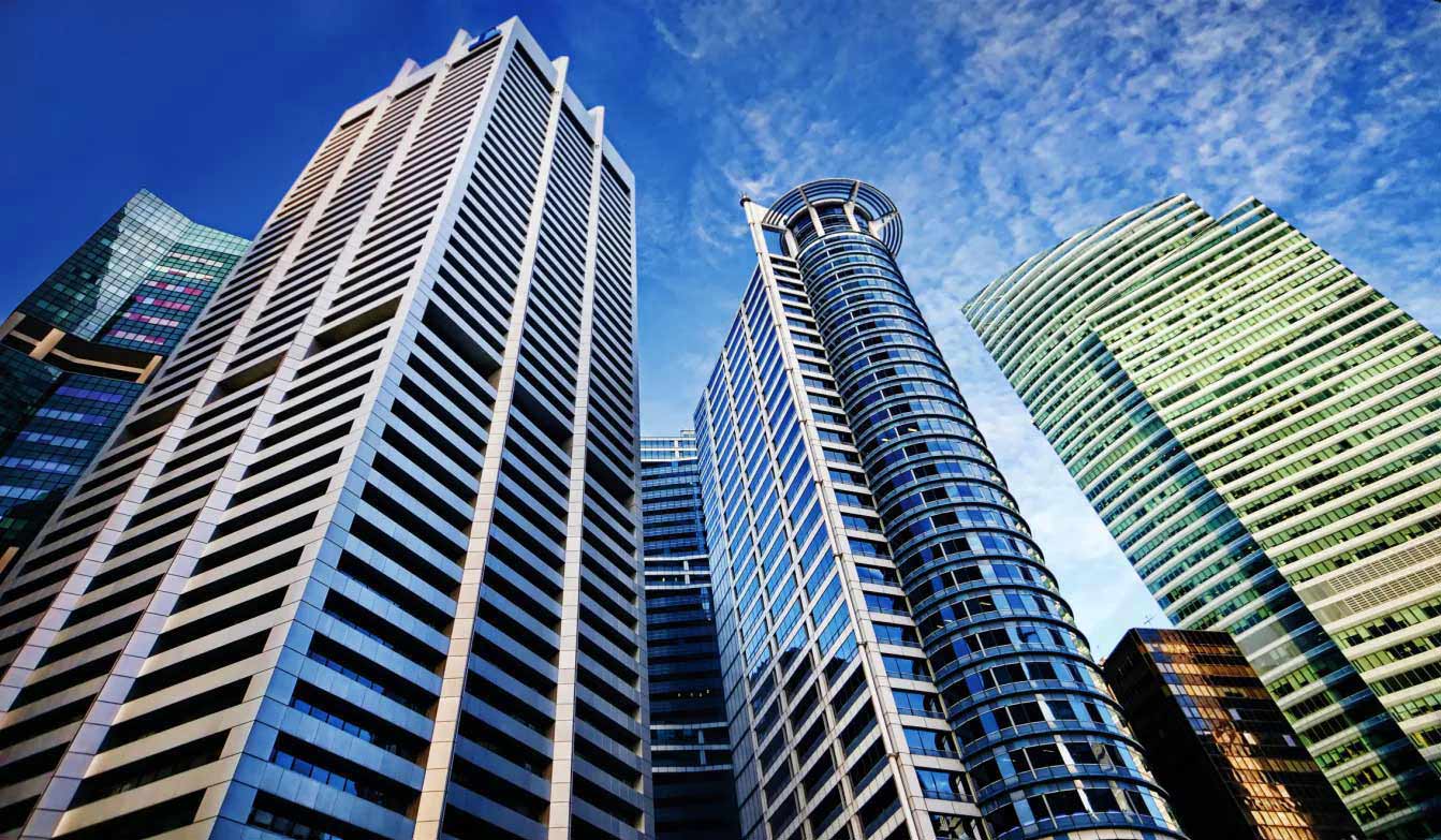 High Rise, City, Building