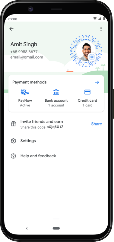G pay step by step 