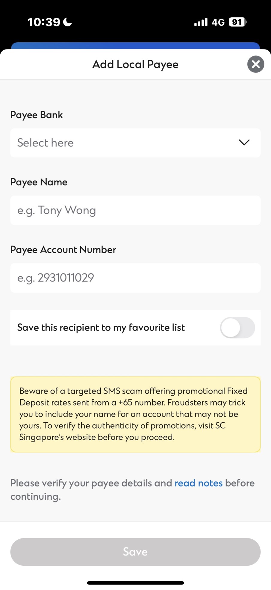 Standard Chartered Online Banking