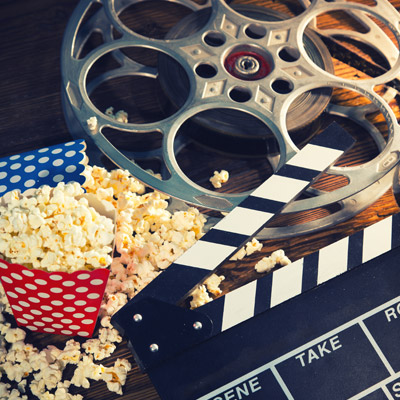 Food, Popcorn, Clapperboard