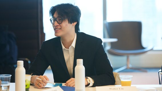 A person at a computer