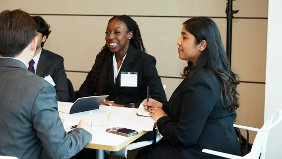 Employee's at an event