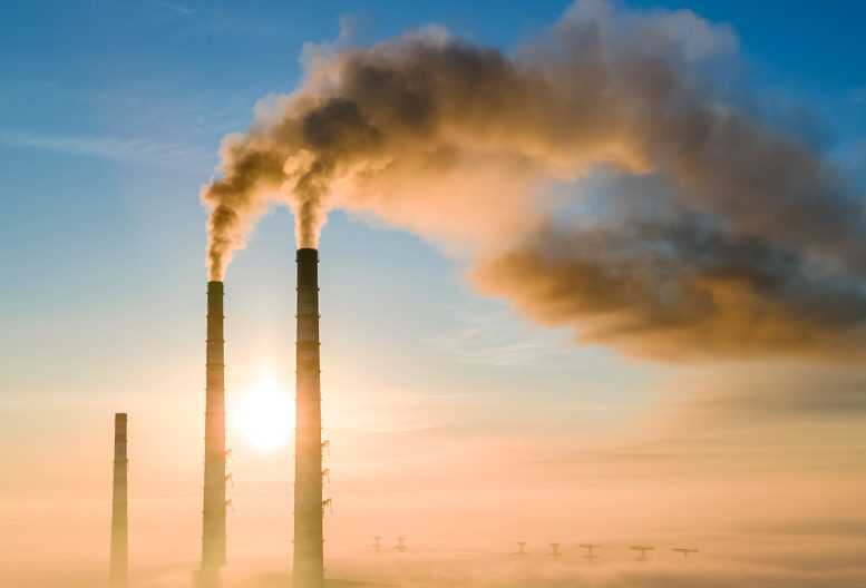 Two thermal coal towers.