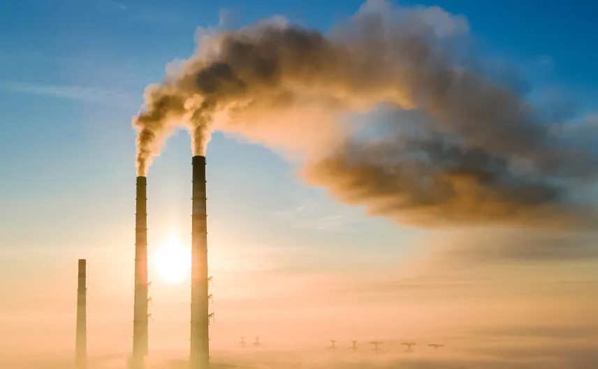 Two thermal coal towers.