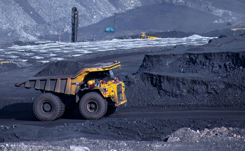 A working coal mine.