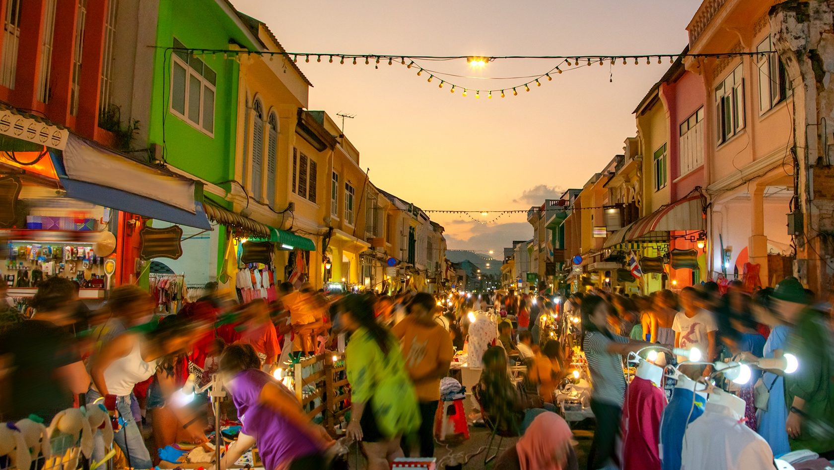 A busy market