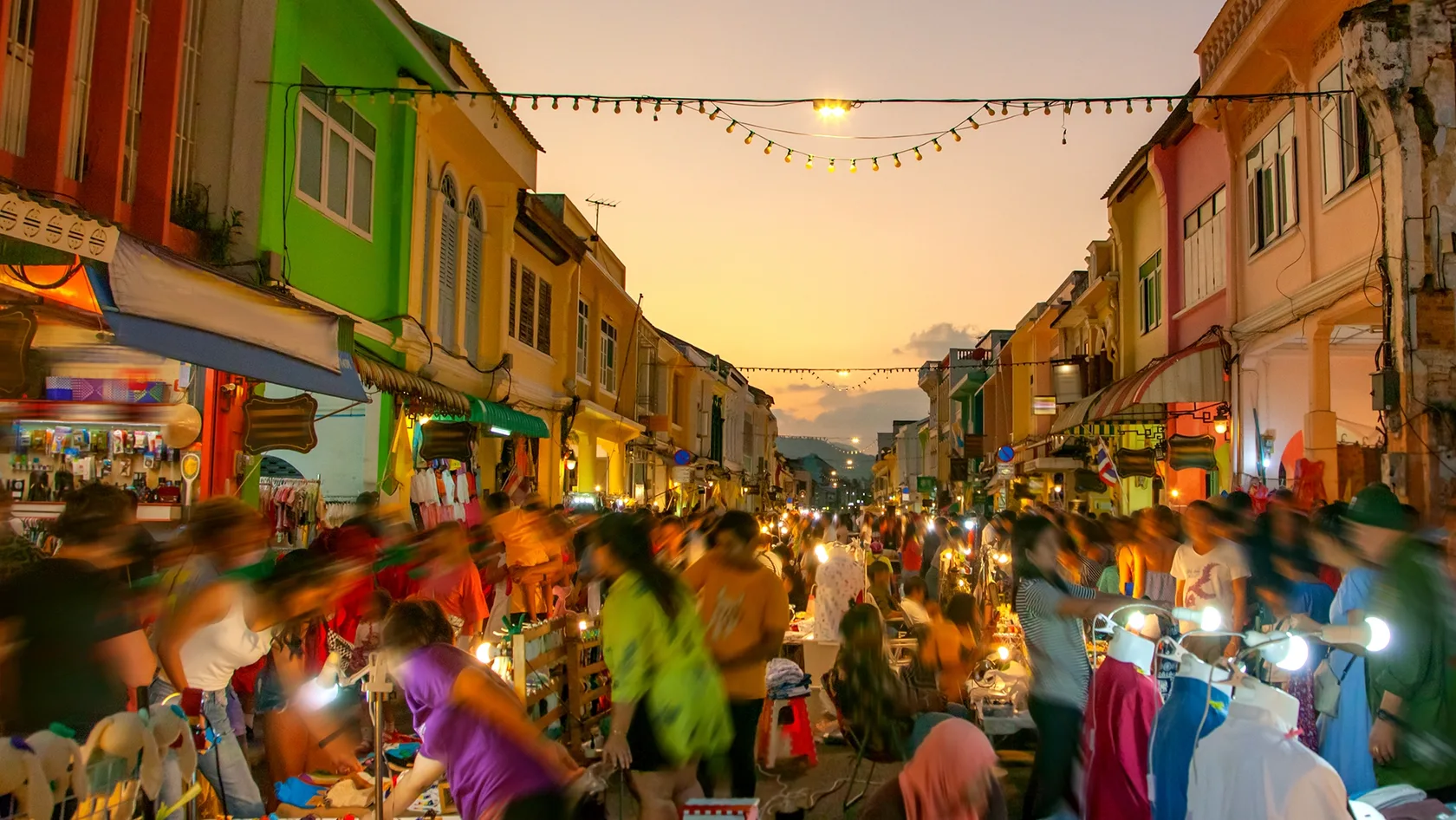A busy market
