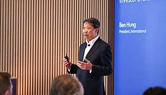 Ben Hung presents at the Standard Chartered Investor Event 2026.