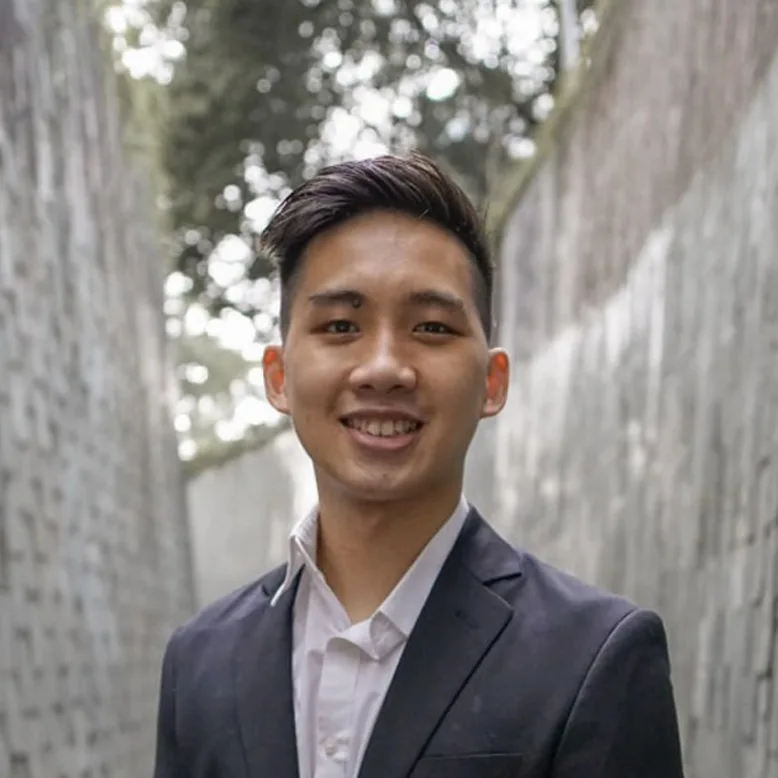 A headshot image of Caleb Cheong