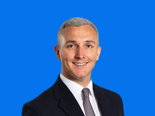 Closeup photo of Chris McLaughlin