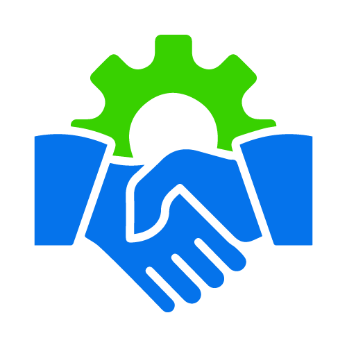 Icon showing collaboration