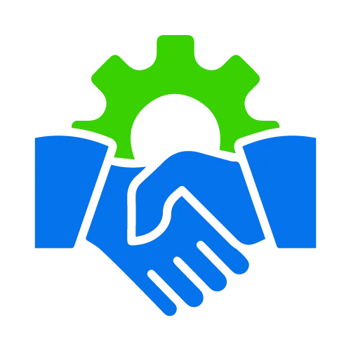 Icon showing collaboration