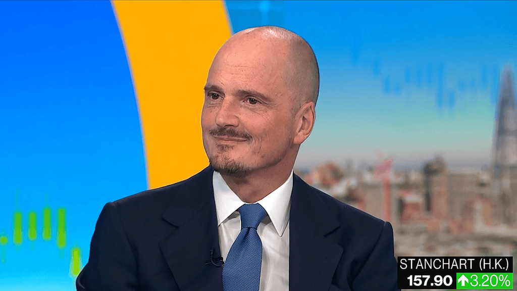 Diego De Giorgi, Group Chief Financial Officer at Standard Chartered, appears on Bloomberg.