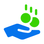 Icon showing financial markets