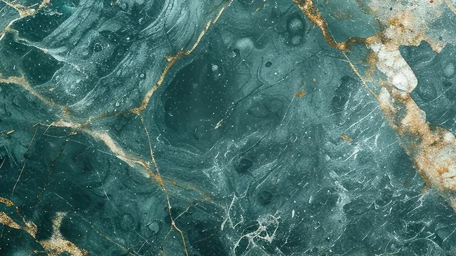 Marble background shot through with gold.