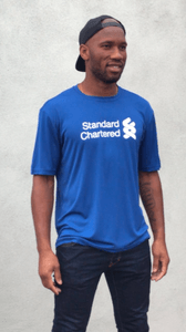 Drogba in SCB t shirt