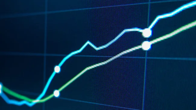 stock ticker graph