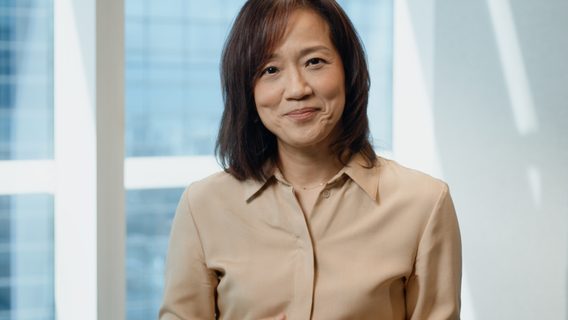 Judy Hsu smiles at the camera.