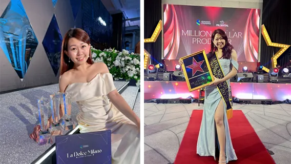 Tan Sze Ying at awards