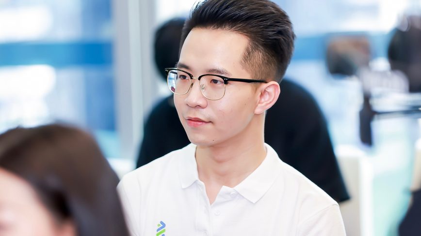 A portrait of Nathan Lin