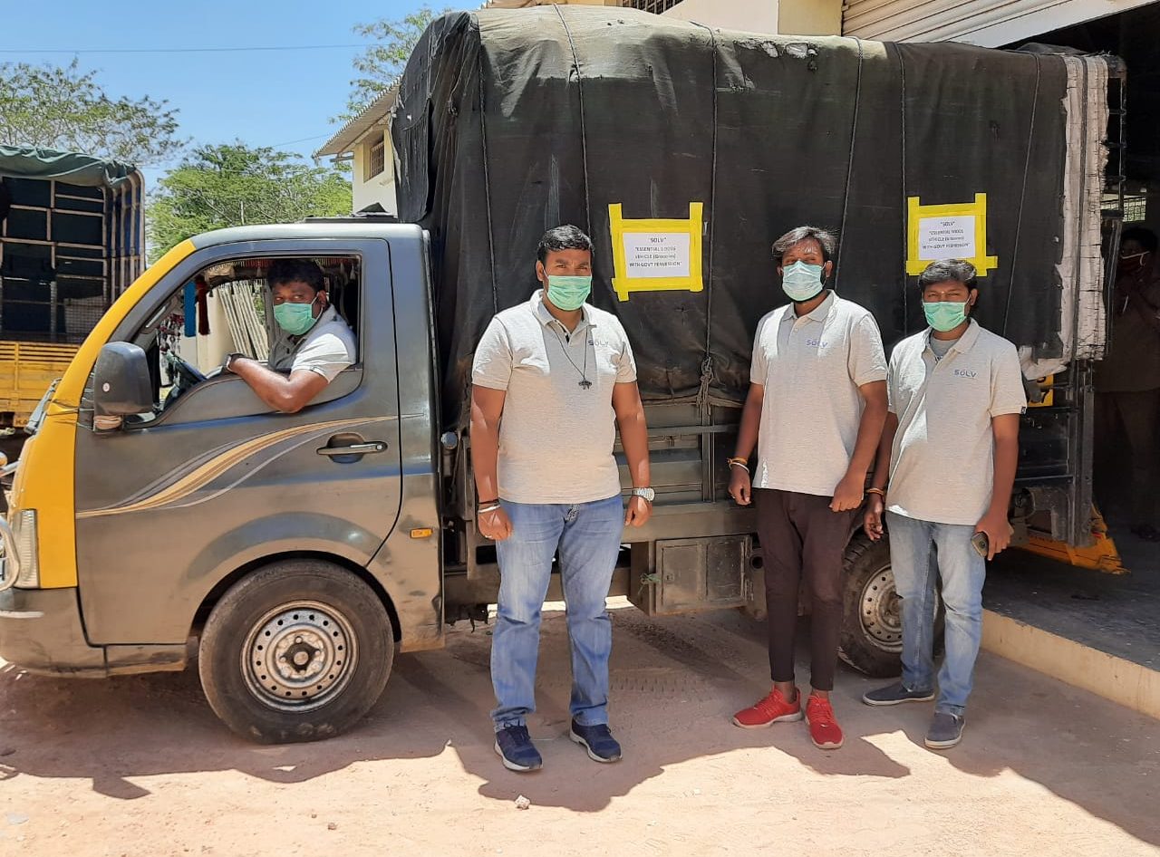 Solv workers during COVID-19 pandemic