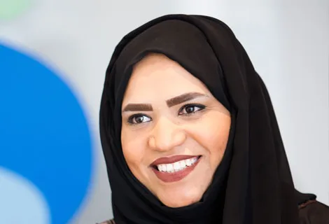 Smiling lady