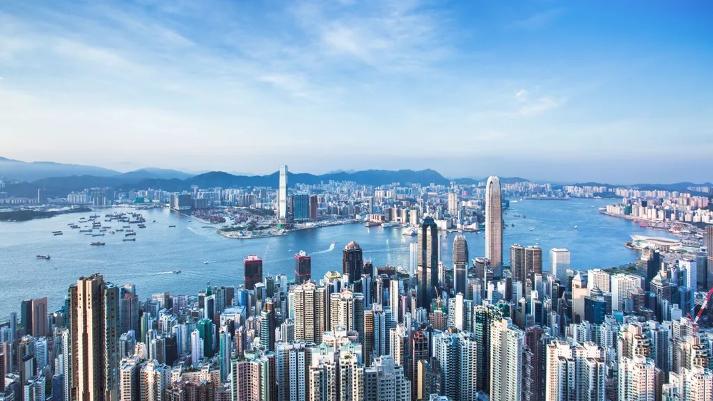 skyline of Hong Kong