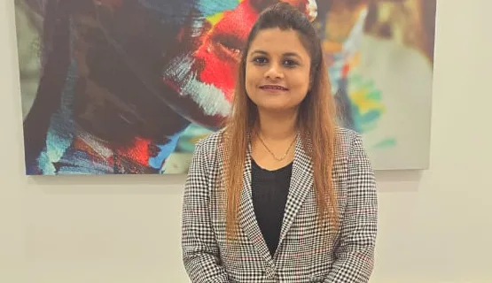 Khyati at the office