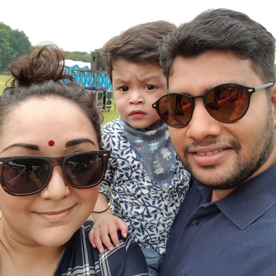 Sara and her family