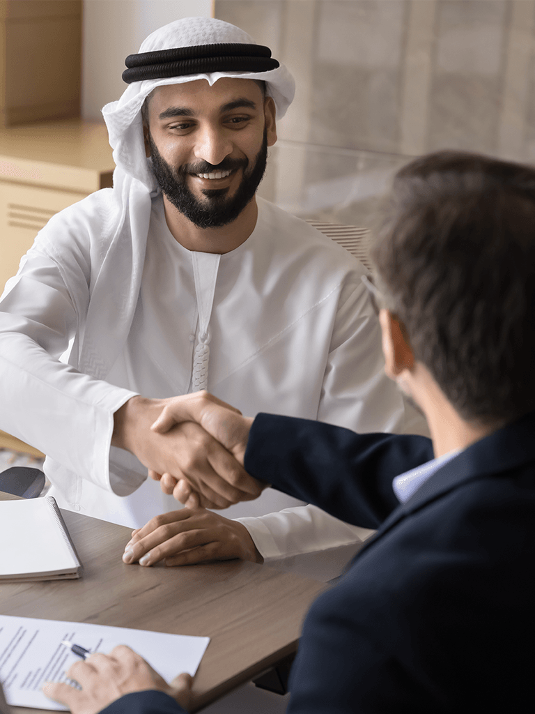 A client meeting.