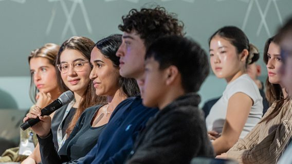 Employee's at an event