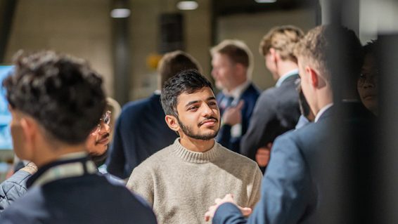 Attendees at an event