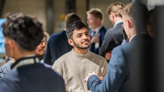 Attendees at an event