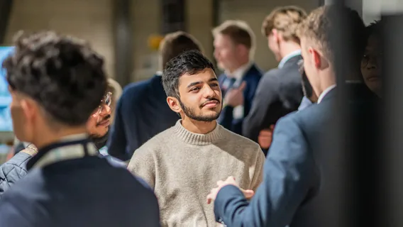 Attendees at an event
