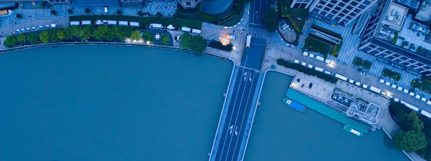 Shanghai at dawn.