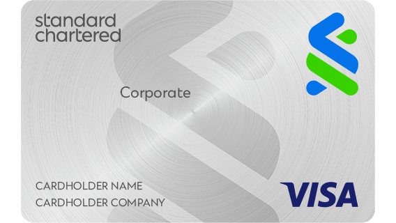 image of standard chartered corporate commercial card