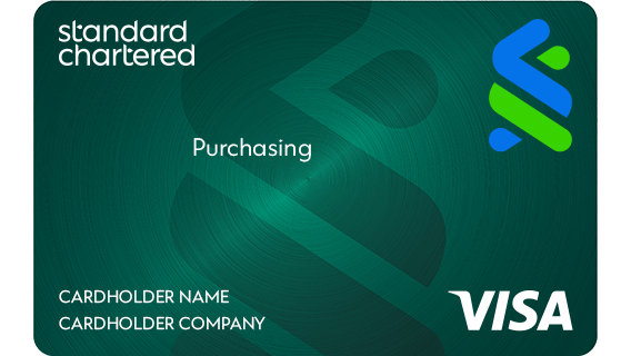 image of standard chartered purchasing commercial card
