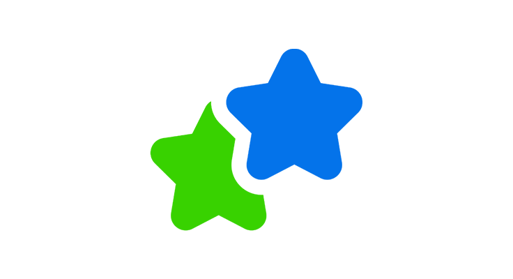 icon of two stars