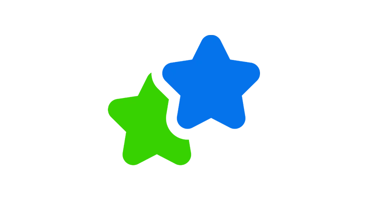 icon of two stars