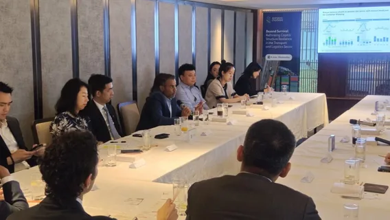 image of speakers at an event in Hong Kong